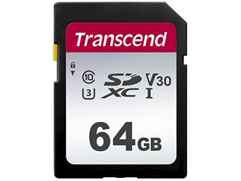 Transcend SD Card SDXC 300S 64GB