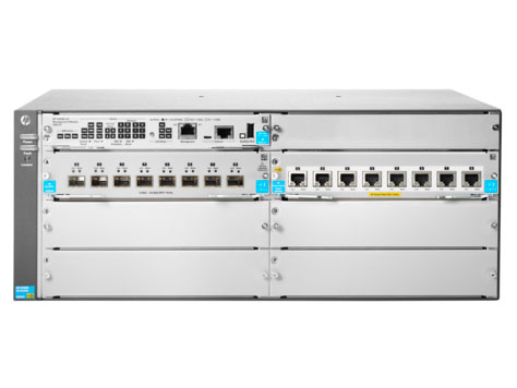 HPE Aruba Networking 5406R 8-port 1/2.5/5/10GBASE-T PoE+ / 8 port SFP+ (No PSU) v3 zl2 Switch