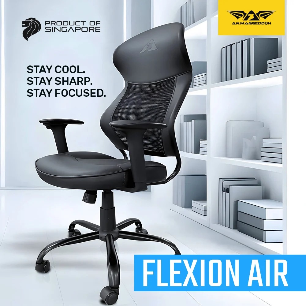 Armaggeddon Flexion Air Gaming Chair (Black)