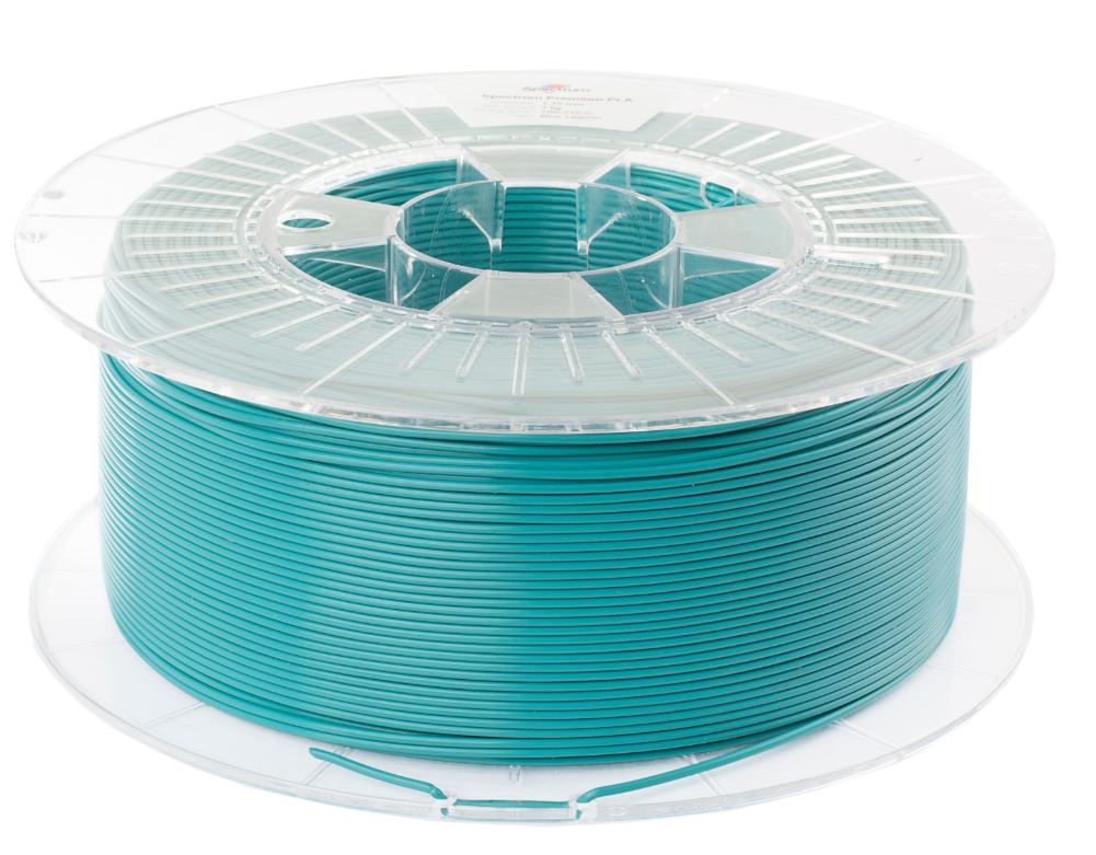 Spectrum 3D Filament / PLA Premium / 1,75mm / Blue Lagoon / Blau / 1kg Spectrum 3D Filament / PLA Premium / 1,75mm / Blue Lagoon / Blau / 1kg