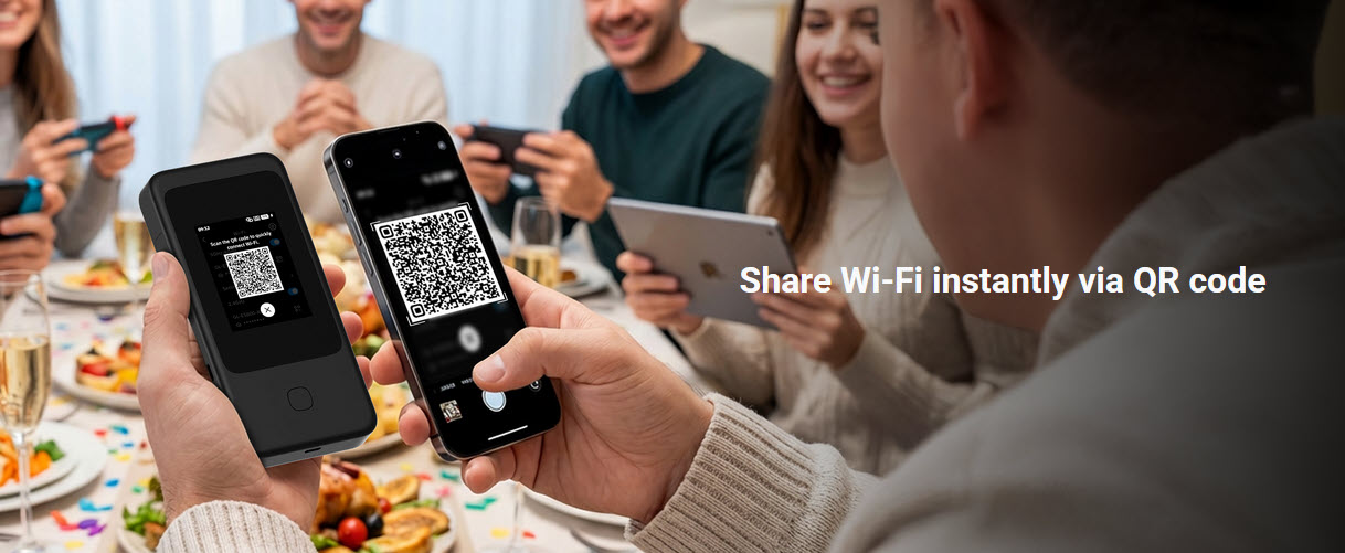 ALLNET LTE Mobile/Travel 4G/5G Router MiFi WIFI7 • BE9334 • 2x2 • 2.5GbE LAN/WAN • GL-E5800/Mudi7