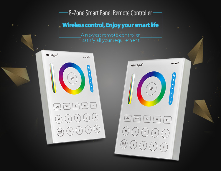 Synergy 21 LED Fernbedienung Smart Panel RGB-WW (RGB-CCT) 8 Zonen *Milight/Miboxer* Synergy 21 LED Fernbedienung Smart Panel RGB-WW (RGB-CCT) 8 Zonen *Milight/Miboxer*