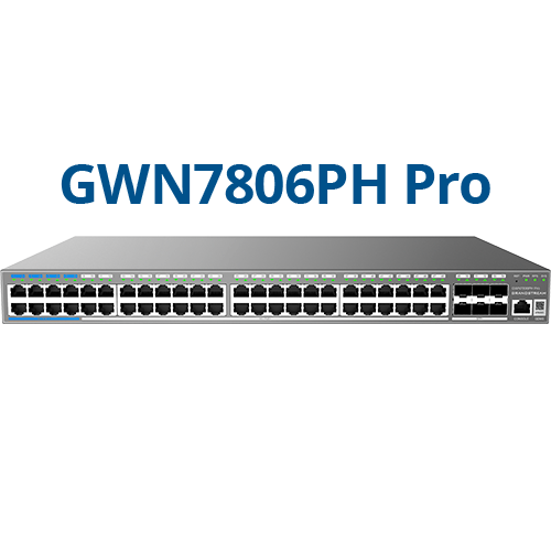 Grandstream GWN7806PH-PRO Managed Network Switch