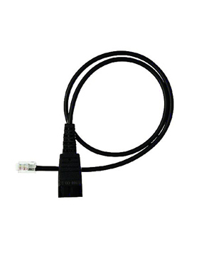 Jabra QD cord, straight, mod plug