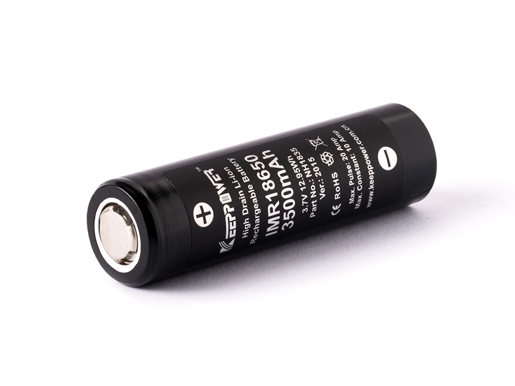 Batterie Akku wiederaufladbar 18650 3,6V - 3,7V 3500mAh Li-Ionen/Battery Akku  zbh. Keeppower *2er Pack* IMR18650/Panasonic NCR18650GA *ALLTRAVEL Batterie Akku wiederaufladbar 18650 3,6V - 3,7V 3500mAh Li-Ionen/Battery Akku  zbh. Keeppower *2er Pack* IMR18650/Panasonic NCR18650GA *ALLTRAVEL