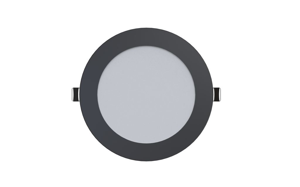 Synergy 21 LED Ultra Slim LED Panel Light V6 9W SWW/WW/NW (3CCT) Black 24V