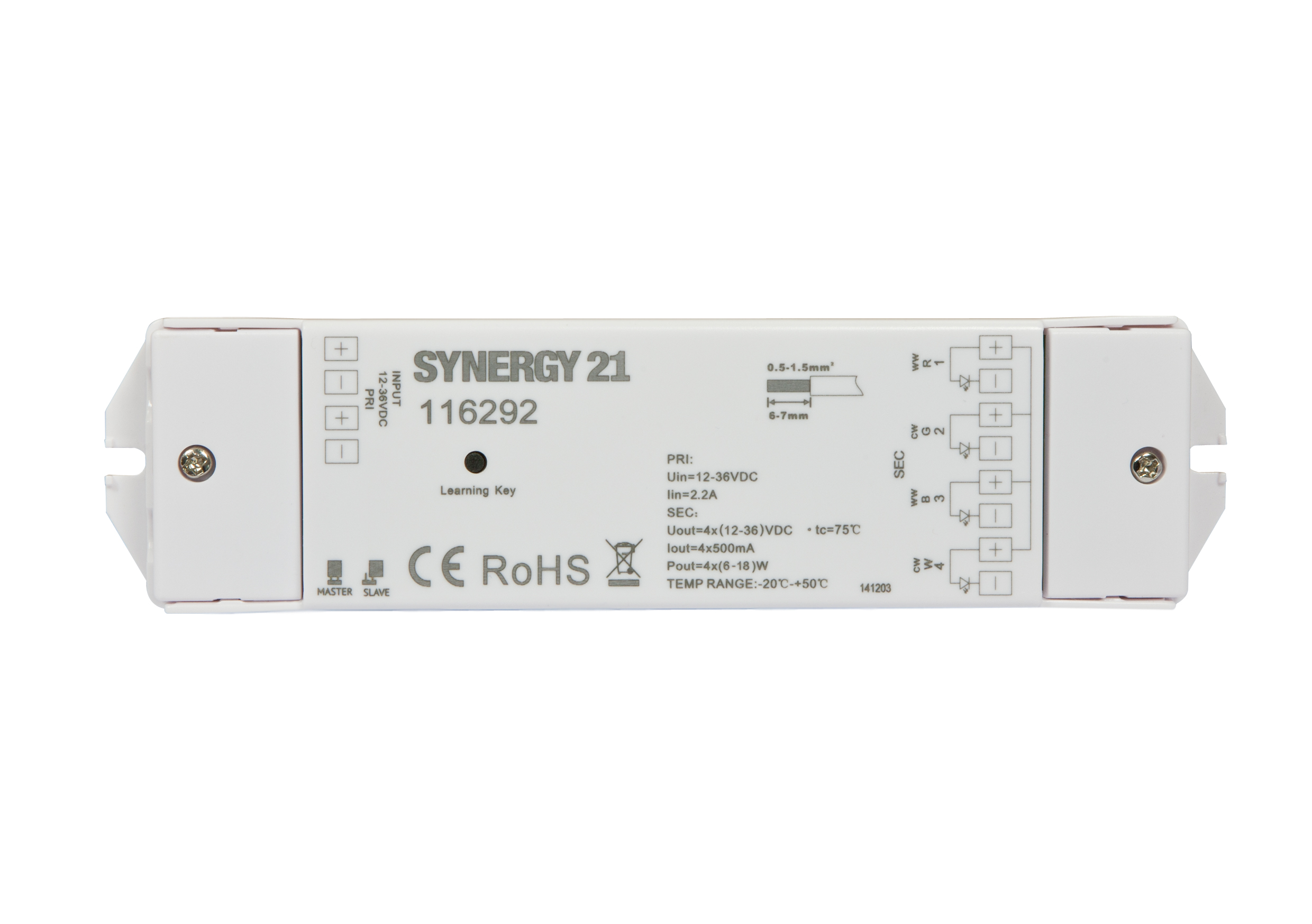 Synergy 21 LED Serie EOS 05 4-Kanal Controller CC500