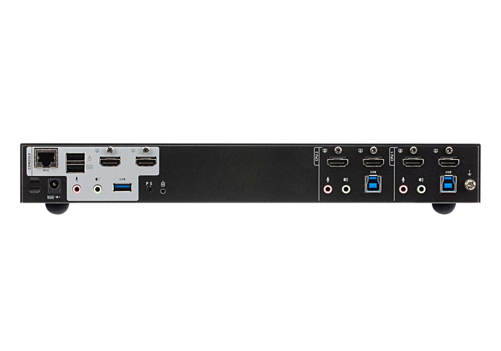Aten KVM-Switch  2-fach Audio/HDMI, USB, Dual Display,