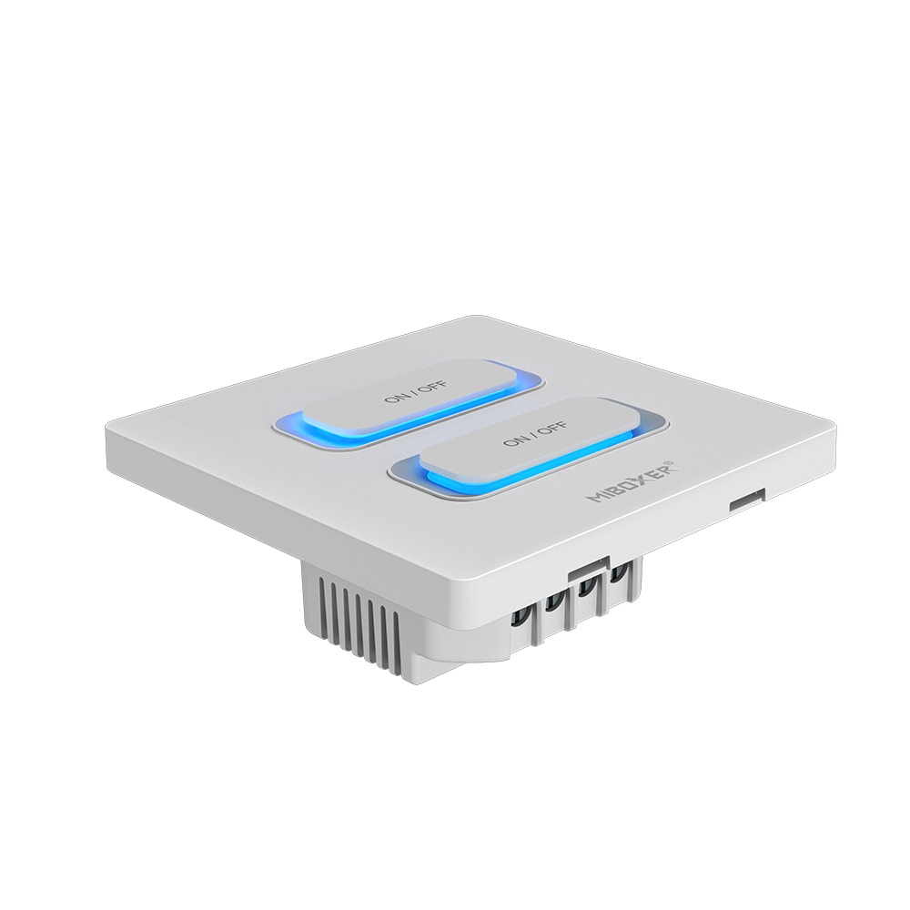 Synergy 21 LED Fernbedienung 2 Gang Smart Switch Wifi + 2,4GHz Bewegungssensor + Dimm *Milight/Miboxer* (w)