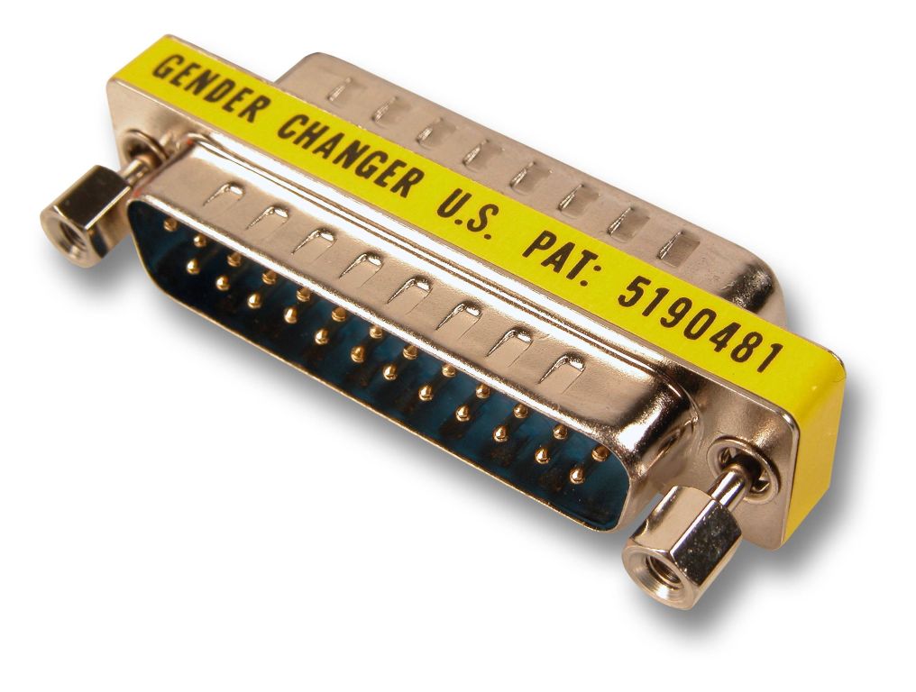 EFB Elektronik EB414 cable gender changer DSub 25 Metallic