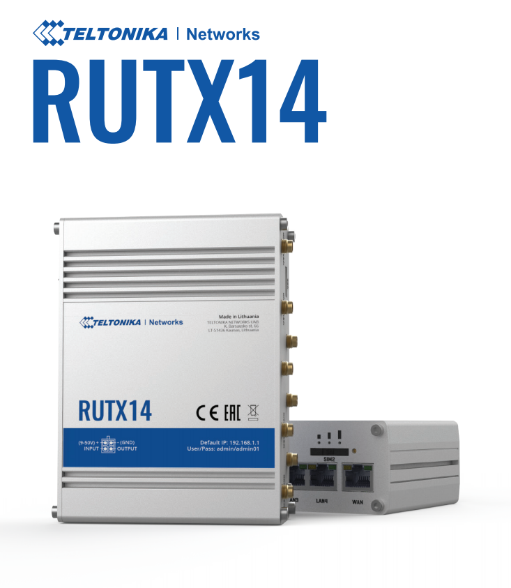 Teltonika RUTX14 Cellular network router