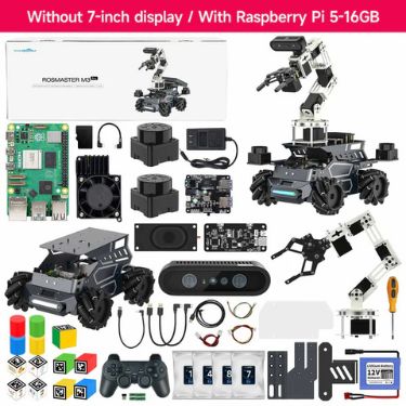 Yahboom ROSMASTER M3 Pro ROS2 Robot with Multimodal AI Large Model, AI Voice Interaction, Vision Recognition, Tracking & Sorting