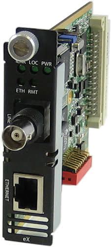 Perle eX-1C1110-BNC Network receiver Black, Green