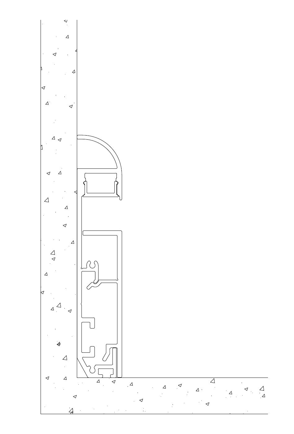 Synergy 21 LED U-Profil 200cm, ALU1580-05, schwarz, Fußboden/Sockelleiste