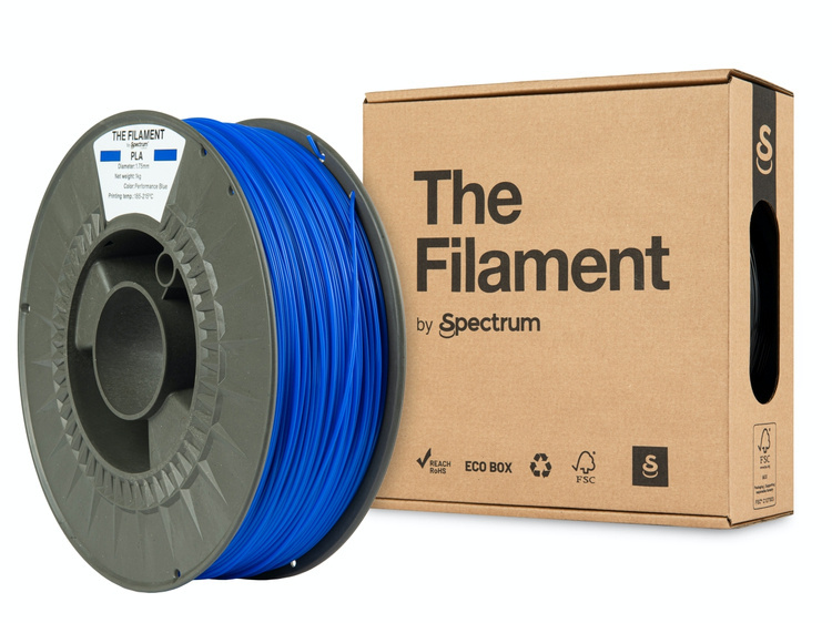 Spectrum Filaments TF-24004 3D printing material Polylactic acid (PLA) Blue 1 kg