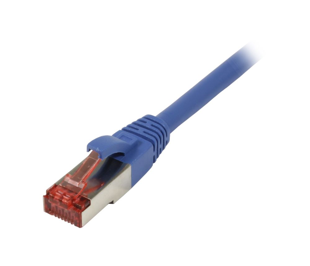 Synergy21 Patchkabel RJ45, CAT6 250Mhz, 0,15m Blau, S-STP(S/FTP), TPE/LSZH(Superflex)
