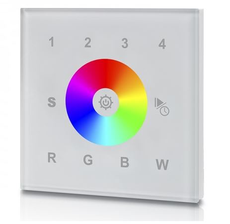 Synergy 21 LED Serie EOS 03 DMX512 RGB-W Wandtaster Weiss WiFi