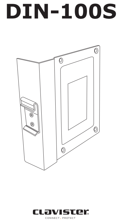 Clavister NetWall 100 Series DIN Rail Mounting Kit