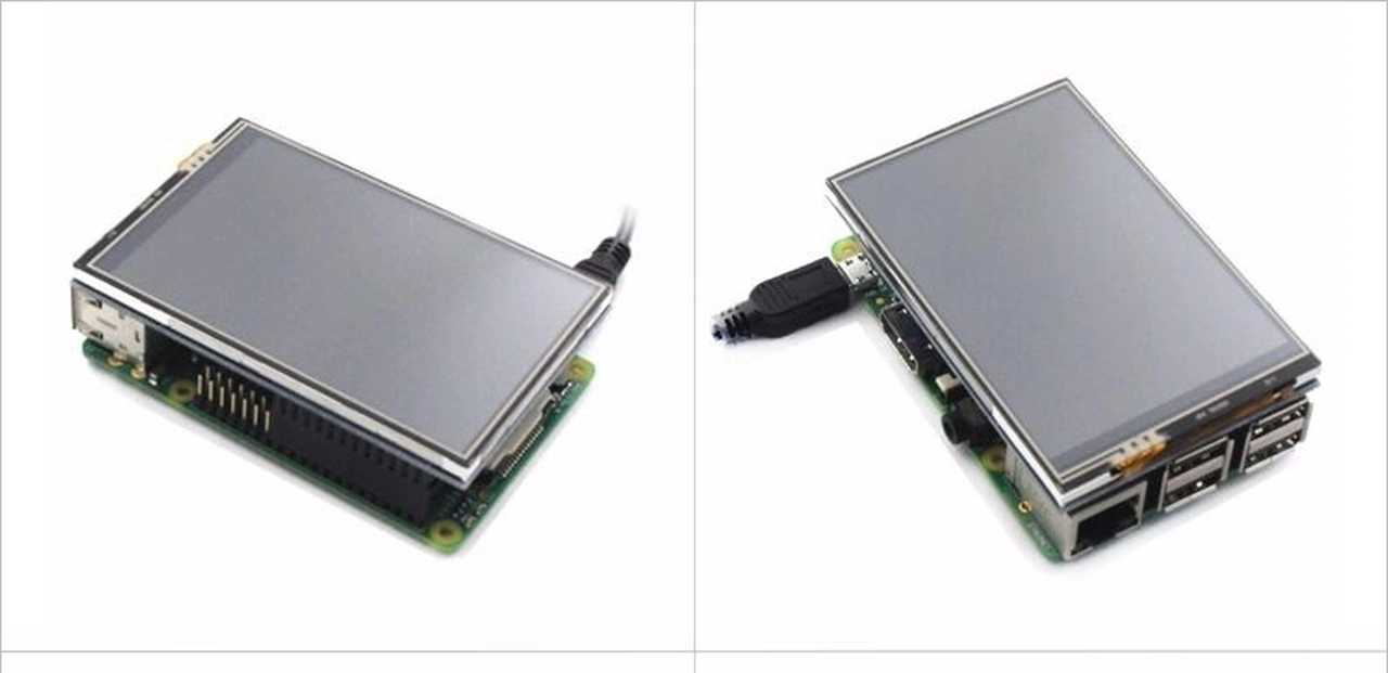 Raspberry Pi Zubehör - Display 3,5" Touch 320x480 Pixel Raspberry Pi Zubehör - Display 3,5" Touch 320x480 Pixel