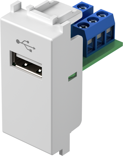 TEM Serie  Modul Steckdosen SOCKET USBTIP A 1M PW