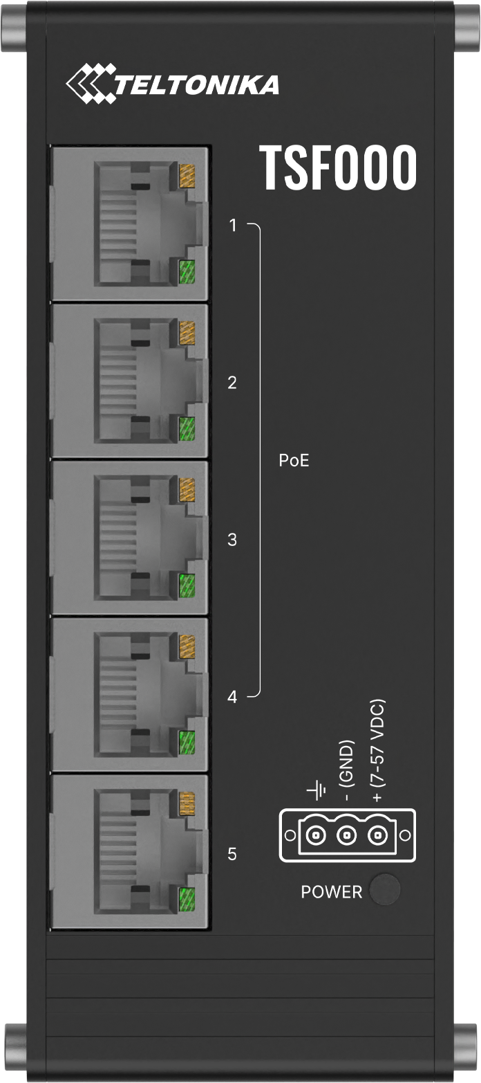 Teltonika TSF000 Low-Profile POE Switch