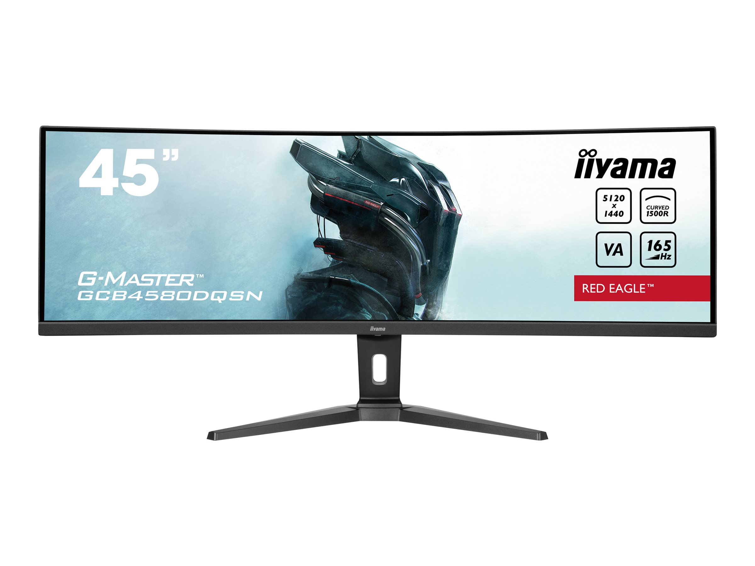 iiyama G-MASTER RED EAGLE CURVED computer monitor 113 cm (44.5") 5120 x 1440 pixels Dual QHD LED Black