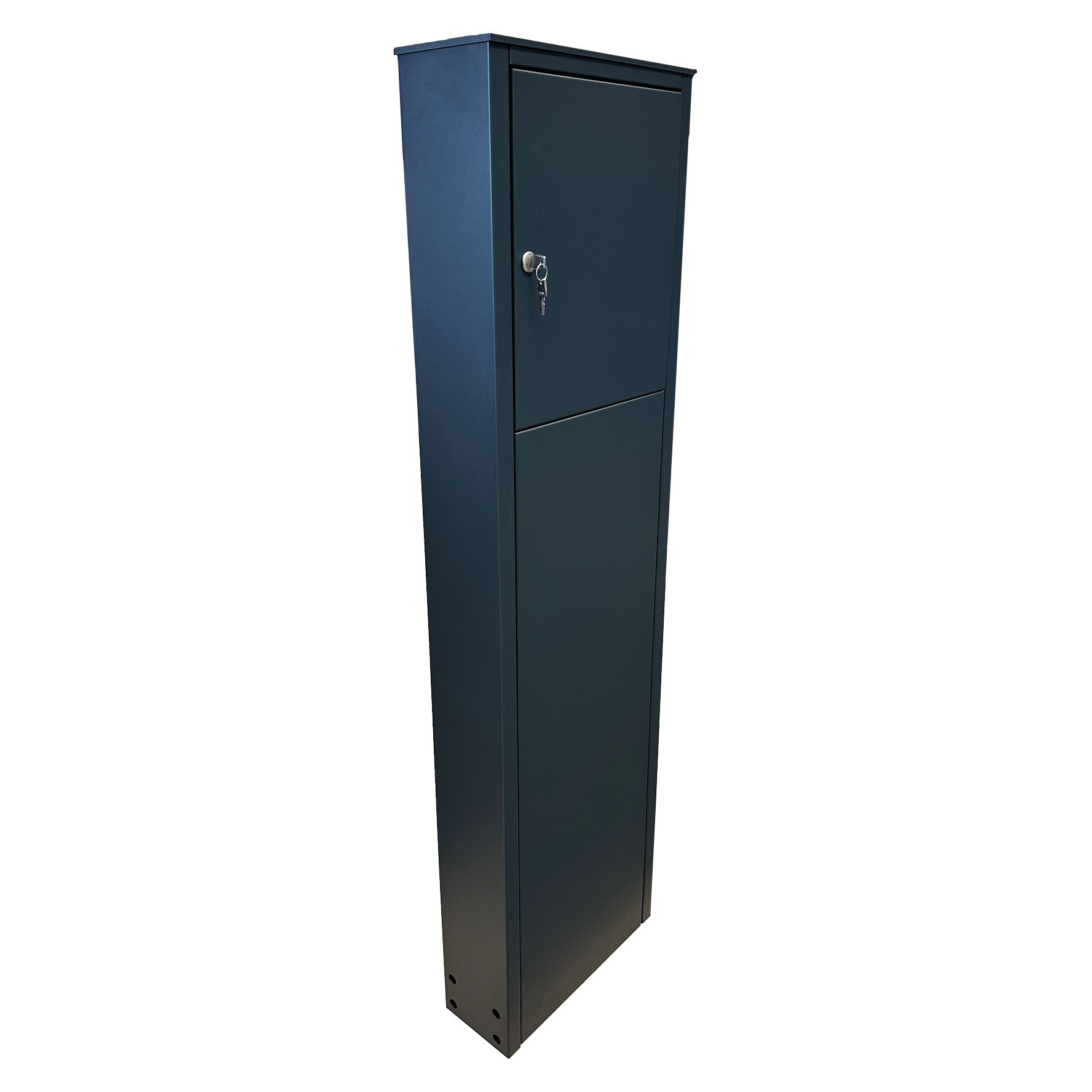 2N Zubehör • G&G • Stele • IP Verso • Edelstahl • VA • Personen Bedienhöhe • Pulverbeschichtet inkl. Briefkasten