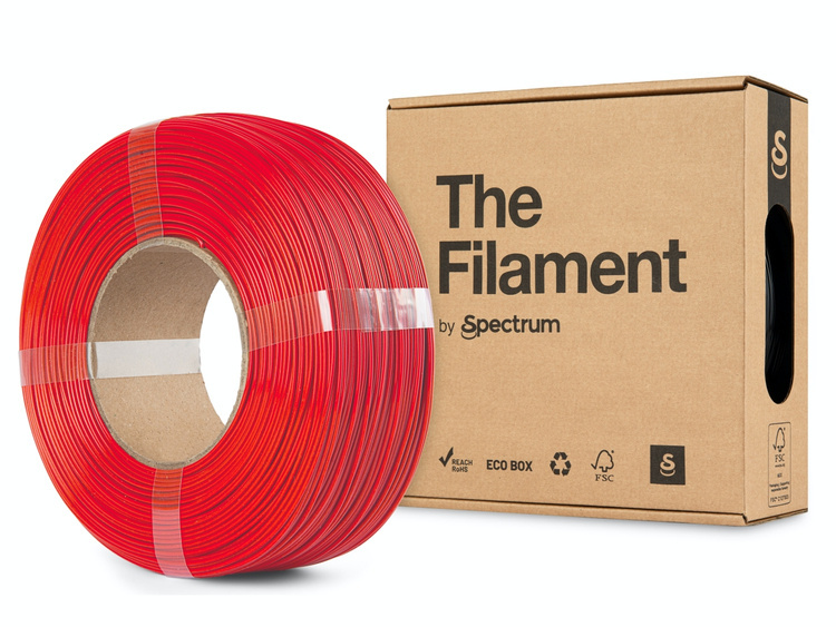 Spectrum Filaments TF-24046 3D printing material Polylactic acid (PLA) Red 1 kg