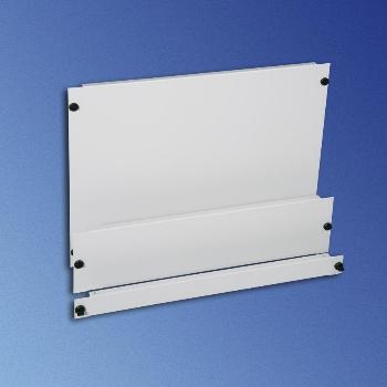Vertiv(KnüRr) Zub.Blindplatte Quick-Fix, 9HE, Lichtgrau, (2-StüCk)