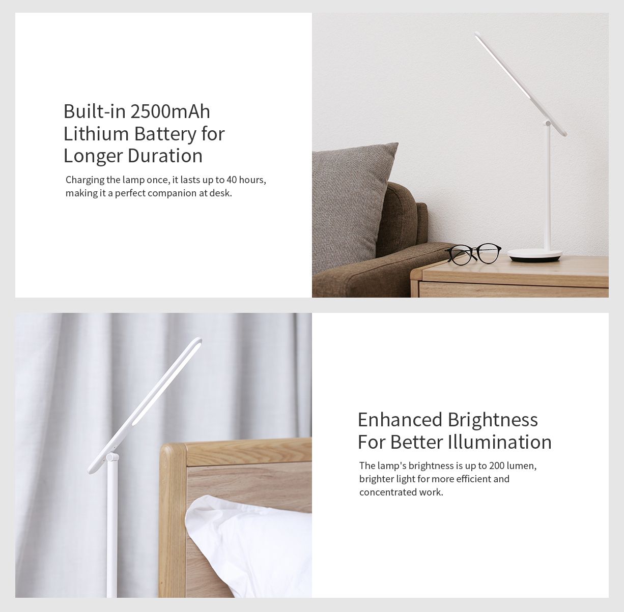 Yeelight LED Folding Desk Lamp Z1 Pro  - White – LED Produkt