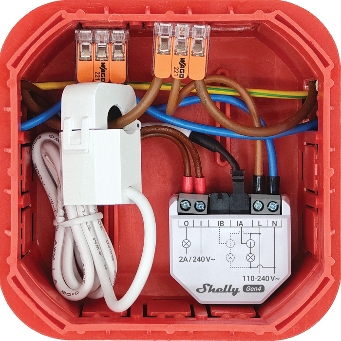 Shelly · Unterputz · "EM Gen4" · Messfunktion · WLAN · Zigbee · Matter · Bluetooth