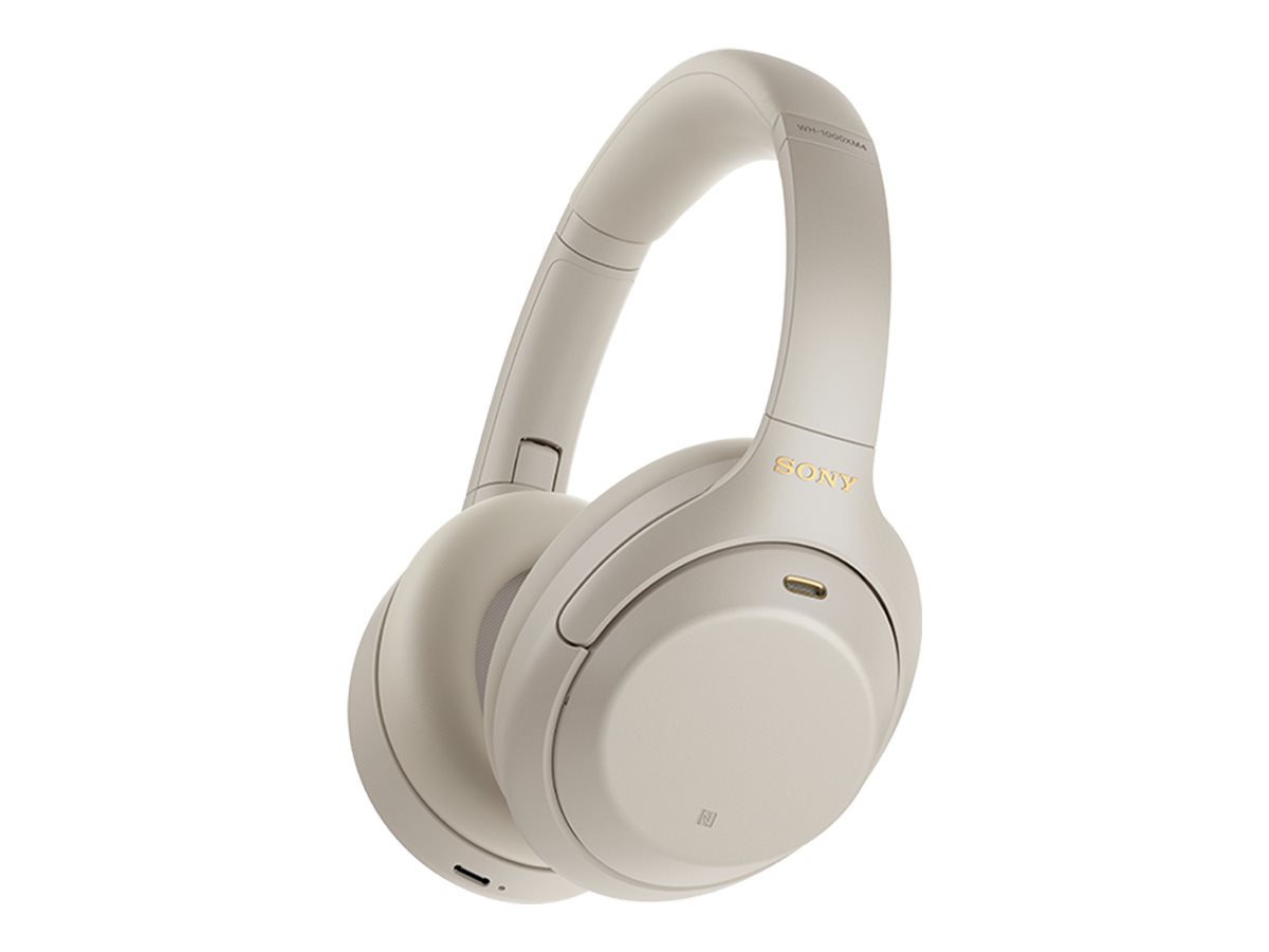Sony WH-1000XM4 Headset Wired & Wireless Head-band Calls/Music USB Type-C Bluetooth Silver