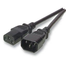 Netzkabel 230V Kaltgeräte IEC-C13(Buchse)/Kaltgeräte IEC-C14(Stecker), 0,5m, Netzkabel 230V Kaltgeräte IEC-C13(Buchse)/Kaltgeräte IEC-C14(Stecker), 0,5m,