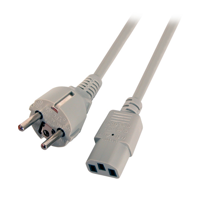 EFB Elektronik EK508.5 power cable Grey 5 m Power plug type F C13 coupler