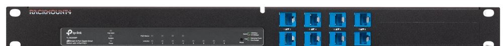 Rackmount.IT, Rack Mount Kit for Omada/TP-Link TL-SG2008/-P/SG2008/-P/ES205G/-P/OC200, UTP(ungeschirmte) Kupplung/Patchkabel, 1HE/19",