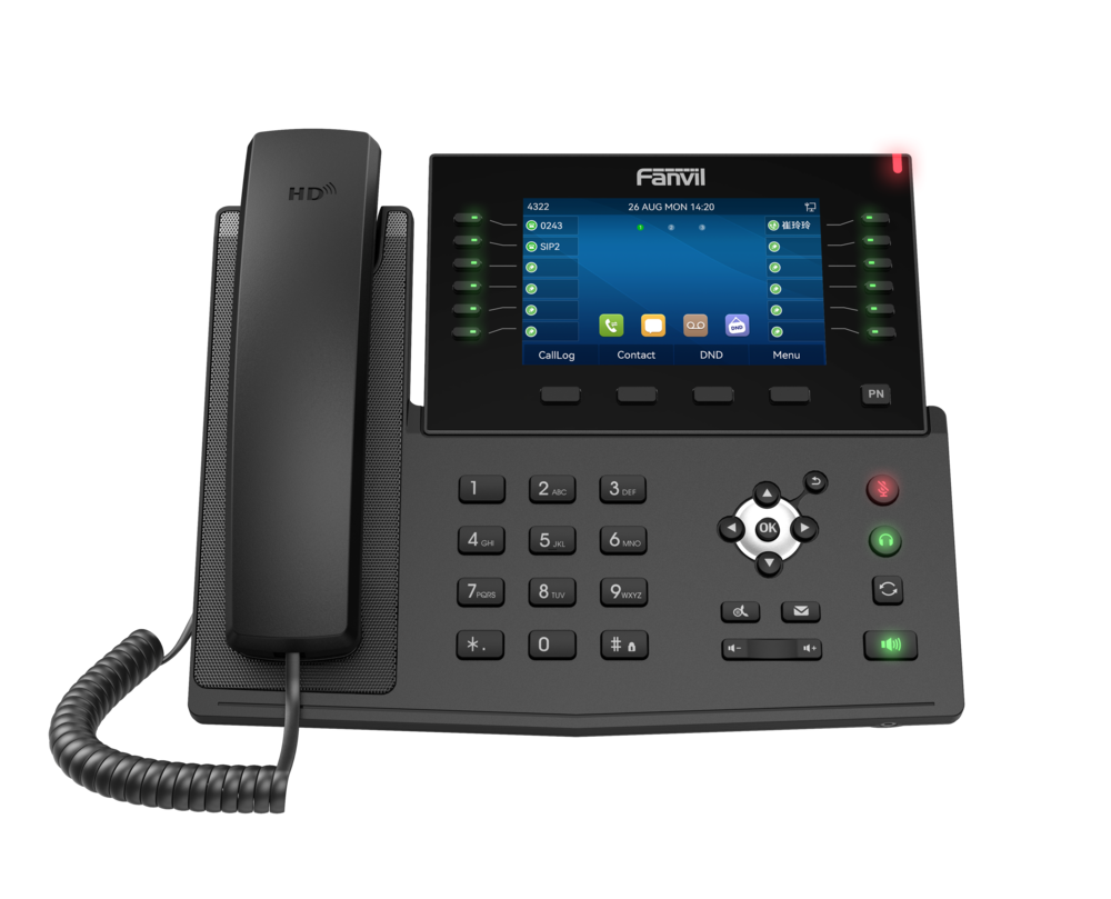 Fanvil X7C V2, High-End Enterprise Phone / SIP / POE / Gigabit / USB-Port / Bluetooth