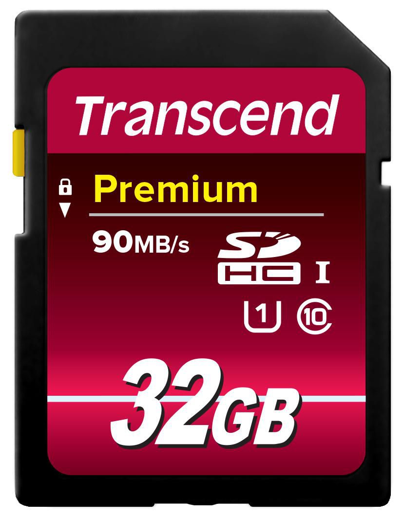 Transcend SD Card SDXC/SDHC Class 10 UHS-I 32GB