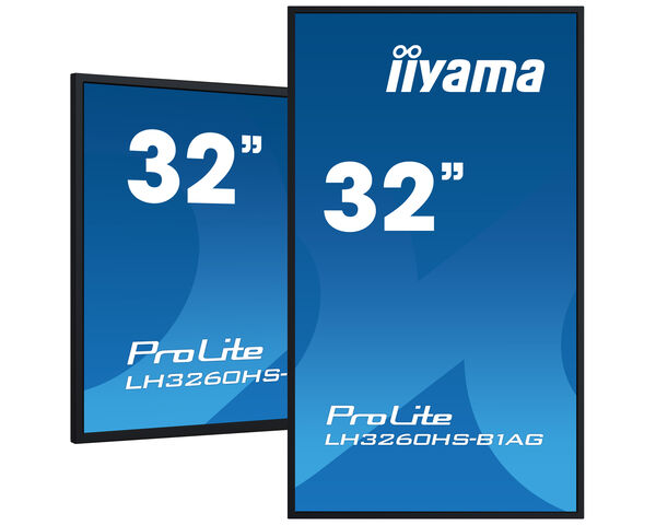 iiyama LH3260HS-B1AG Signage Display Digital A-board 80 cm (31.5") LED Wi-Fi 500 cd/m² Full HD Black Built-in processor Android 11 24/7
