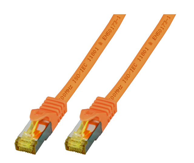 EFB Elektronik MK7001.0,15O networking cable Orange 0.15 m Cat6a S/FTP (S-STP)
