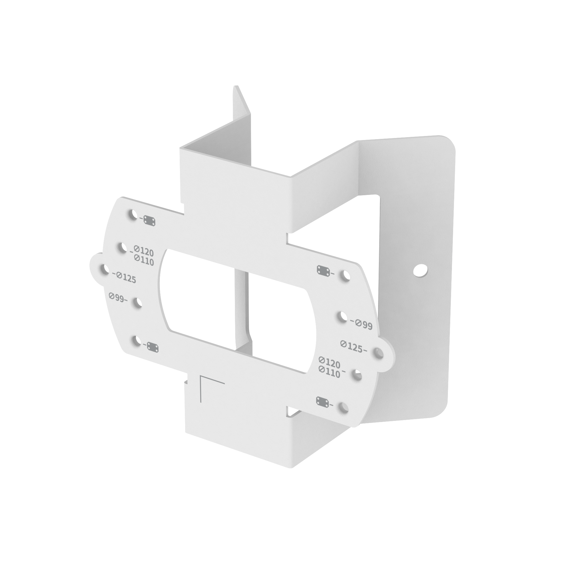 Hanwha Vision Zubehör • Montagezubehör • Corner Mount • SBD-140KMB