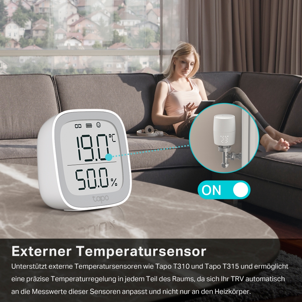 TP-Link • KASA • Smart Home • Intelligentes Heizkörperthermostat Starter Kit • KE100 KIT