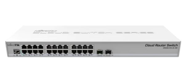 Mikrotik CRS326-24G-2S RM 24-Port Gigabit Ethernet Switch