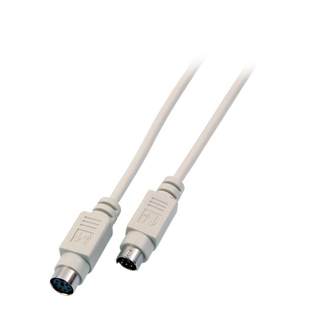 EFB Elektronik 3m, PS/2 - PS/2, M/M PS/2 cable 6-p Mini-DIN White
