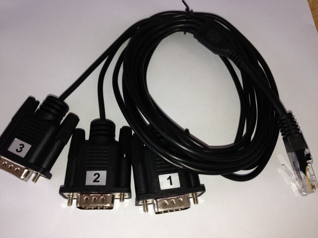 ALLNET MSR zbh. COM-Port RJ45 Adapter mit 3 seriellen Ports f. z.B. ALL4500/3500/3691/3692/3693 etc.