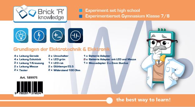 ALLNET Brick'R'knowledge Experimentierset Gymnasium Klasse 7/8