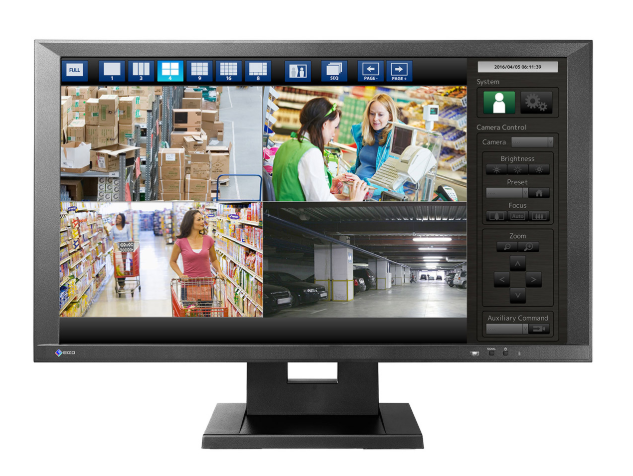 Eizo DuraVision IP-Video-Decoder Monitor FDF2312W-IP schwarz 23"Zoll, IPS-Panel Eizo DuraVision IP-Video-Decoder Monitor FDF2312W-IP schwarz 23"Zoll, IPS-Panel