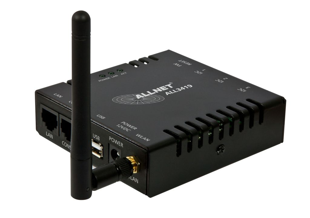ALLNET MSR Zentrale "ALL3419" inkl. 3 Sensor Ports & WLAN & Temperaturfühler "ALL3006" für IP Gebäude Automation ALLNET MSR Zentrale "ALL3419" inkl. 3 Sensor Ports & WLAN & Temperaturfühler "ALL3006" für IP Gebäude Automation