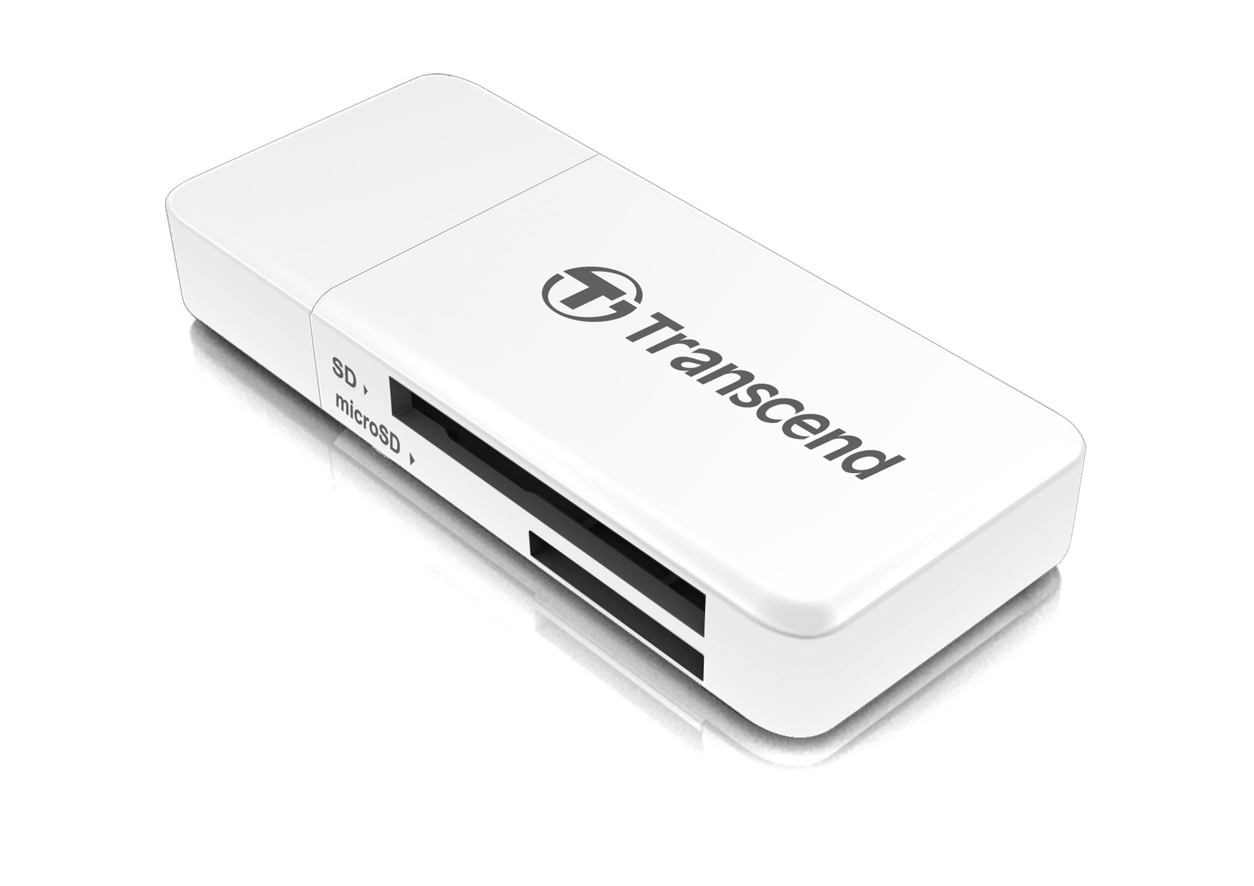 Card Reader USB-A 3.1 - 2 in 1 *Transcend* weiß