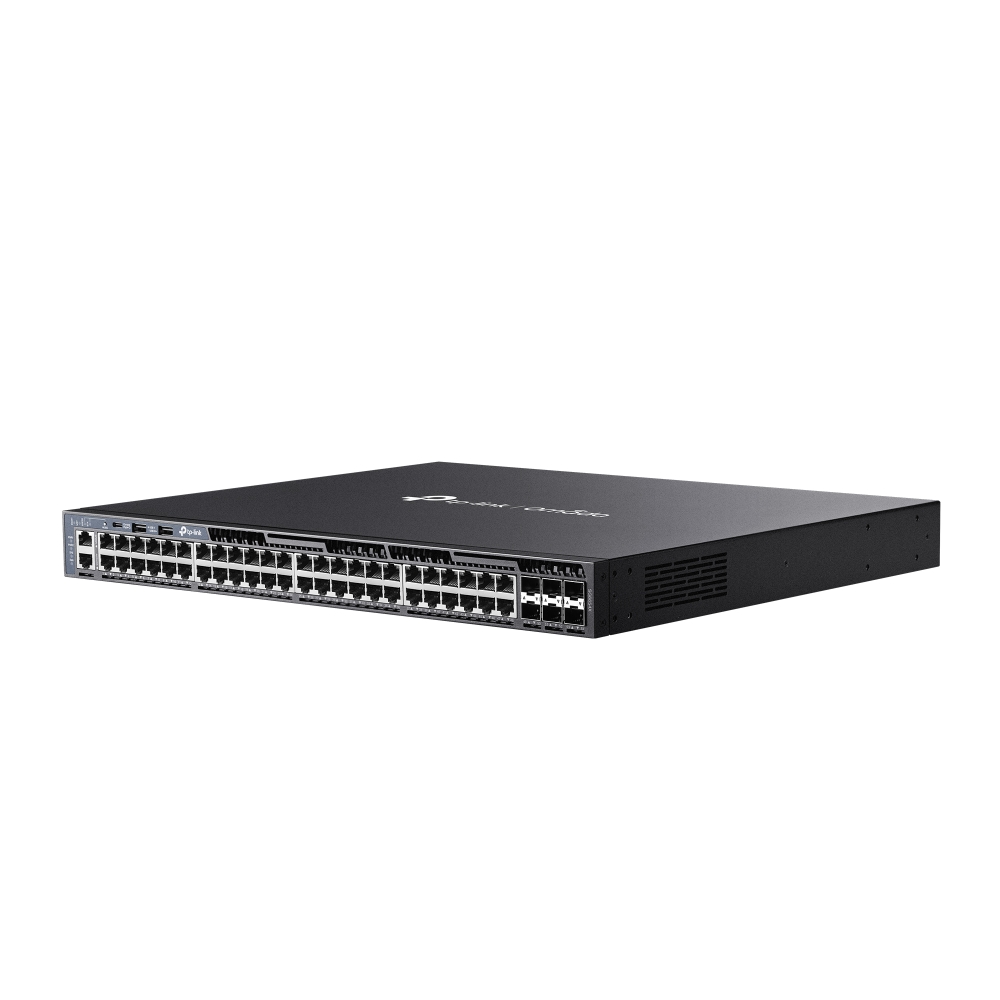 TP-Link Switch full managed Layer3 54 Port • 48x 1 GbE • 6x SFP+ • 19” • Omada • TL-SG6654X