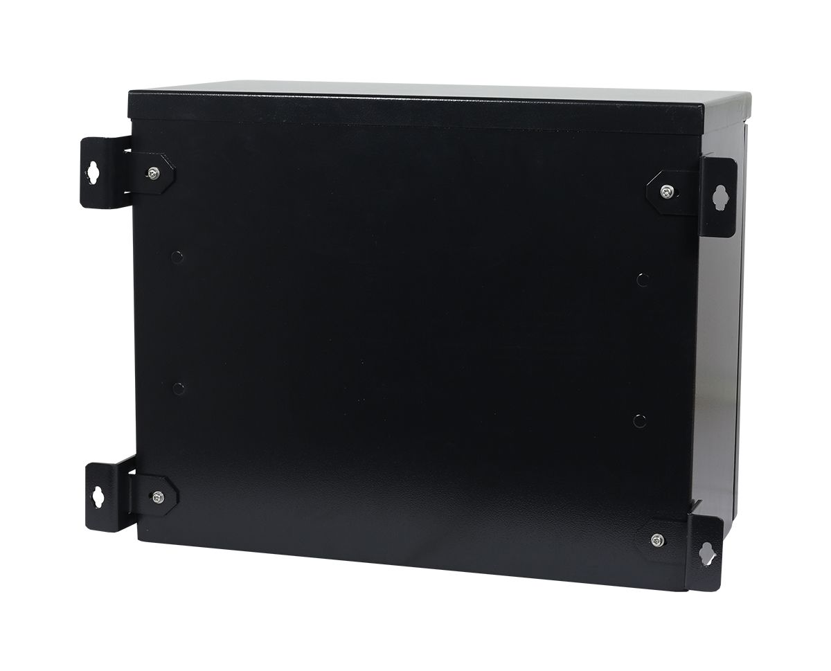 ALLNET DIN-RAIL Wandgehäuse, T223mm, Schwarz, IP55, SO-DIN-Serie,